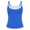 Blue, variant on Sleepwear Double Cami, Women Double Layered Workout Top, Spaghetti Straps Color Block Tank Basic Fitted Crop Camisole Activewear (Pink,S)