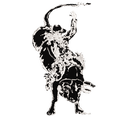 thumbnail image 3 of CafePress - Bull Rider 2 Dark T Shirt - Men's Classic Cotton T-Shirts, 3 of 3