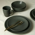 thumbnail image 3 of Stone Lain Grao 16-Piece Dinnerware Set Stoneware, Green, 3 of 8