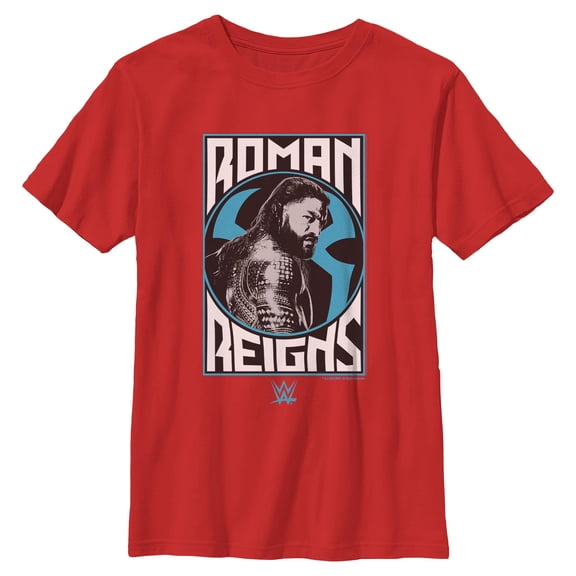 Boys WWE Roman Reigns Poster T Shirt
