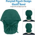 thumbnail image 3 of Scrub Cap With Buttons Bouffant Hat With Sweatband for Womens and Mens, 3 of 3
