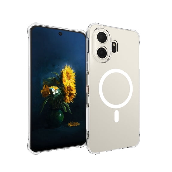 HYRACPO Airbag Protective Case for TCL NxtPaper 70 Pro Power , Anti-Scratch Anti-Fall TPU Cover-Clear