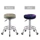 thumbnail image 5 of Balery Eggplant Fundas de asiento para taburete de bar redondo de tela de terciopelo ajustables que protegen de arañazos y manchas para sillas de 14 a 17 pulgadas.-14 inch, 5 of 7