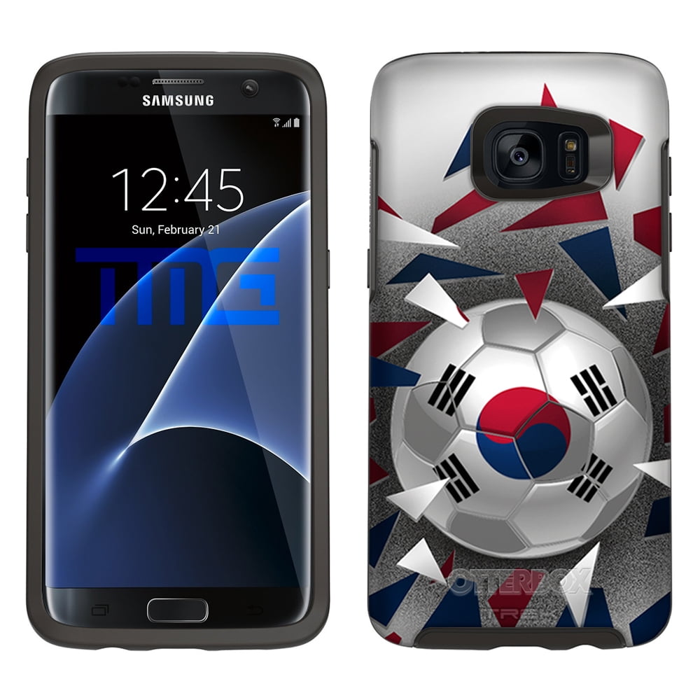 Skin Decal for Otterbox Symmetry Samsung Galaxy S7 Edge Case Soccer Ball Korea... by Trek Media Group