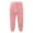 01# Pink, variant on Huresd Men's Cotton Casual Shorts 3/4 Jogger Capri Pants Breathable Below Knee Short Pants with Three Pockets Black M