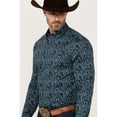 thumbnail image 2 of Cody James Men's Lasso Paisley Print Long Sleeve Button-Down Stretch Western Shirt - CJFA24W39-BL-T X- Tall, 2 of 4