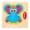 Elephant, variant on Wooden Toddler Jigsaw Puzzles, 3D Cartoon Animal & Vehicle Learning Board, Montessori Early Educational Intelligence Toys for Boys Girls
