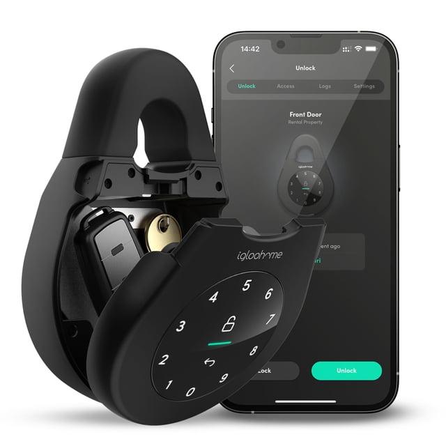 Caja de seguridad inteligente igloohome Keybox 3 grande con Bluetooth