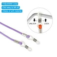 thumbnail image 4 of Uxcell Eyeglass Strap Eye Glasses Holder Chains String Lanyard Sunglasses Eyewear Retainer Light Purple 5 Pack, 4 of 6