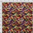 thumbnail image 3 of oneOone Cotton Poplin Candy Red Fabric Chevron Ikat Sewing Craft Projects Fabric Prints By Yard 42 Inch Wide, 3 of 4