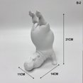 thumbnail image 3 of Hippo Bookends, Heavy-Duty Resin Acrobatic Animal Book Stopper Pair with 10-Inch Tall Support and Stable Base for Holding Heavy Books on Office Desks and Living Room Shelves, 3 of 9