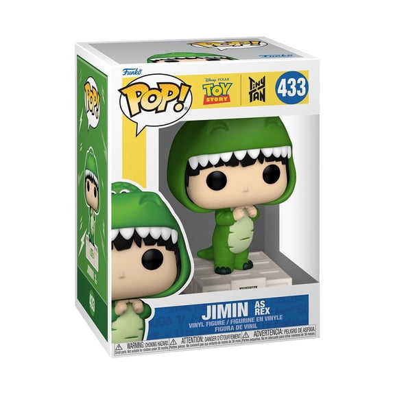 Figura de vinilo Funko Pop! Rocks Toy Story x Tiny TAN Jimin como Rex