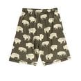thumbnail image 4 of LazyOne Buffalo Men's Pajama Shorts – Funny Buffalo Cotton Pajama Shorts for Men, Mens Sleep Shorts with Pockets (M), 4 of 7