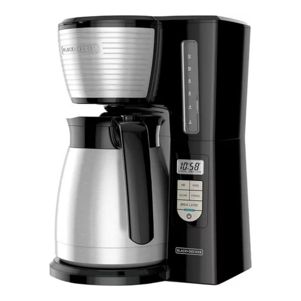 Cafetera Jarra Térmica 12 Tazas BLACK+DECKER CM2045B-1 Bodega