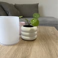 thumbnail image 4 of 3D Printed Stackable Planter Modern White Ceramic Like Flower Pot with Smooth Rounded Design Ideal for Small Plants Succulents Or Desk Decor Home Decor Party Decoration Home Decoration Holiday Decor, 4 of 4