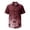 Wine, variant on IWRICH Men's Hawaiian Short Sleeves Shirt Button down Beach Tops Summer Casual Floral Printed Holiday Tees Wine XL