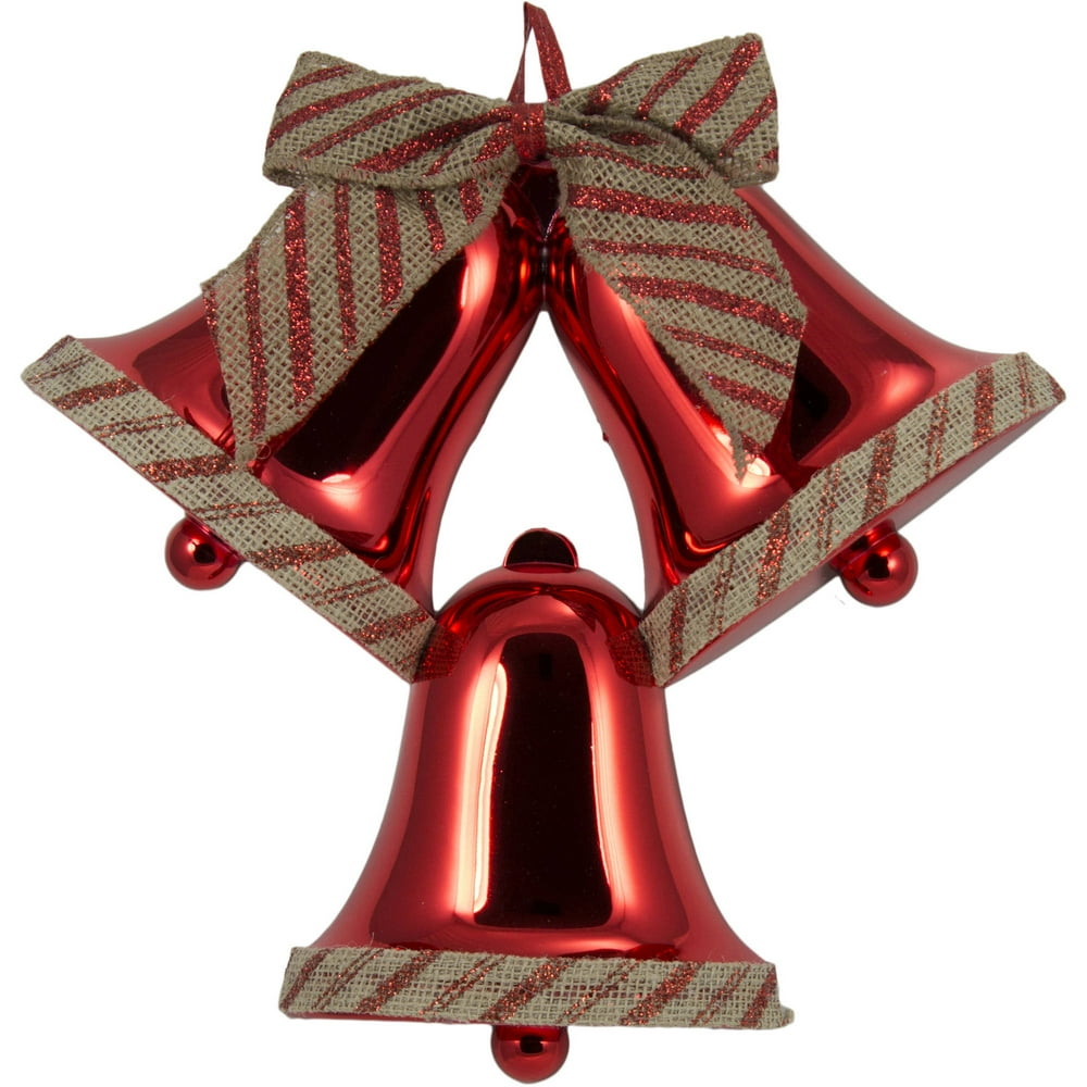 Holiday Time Red Bells Christmas Decoration  Walmart.com  Walmart.com