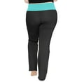 thumbnail image 3 of Stretch is Comfort Women's Foldover Plus Size Yoga Pant | Adult Xlarge -7x, 3 of 6