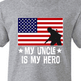 thumbnail image 4 of Inktastic Military Uncle is my Hero US Flag Youth T-Shirt, 4 of 5