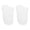 white, variant on 2-Pack Silicone Toe Protector Covers, Soft Clear Gel Toe Sleeves for Corns Blisters Ingrown Toenails, Reusable Anti-Friction Foot Care for Men Women