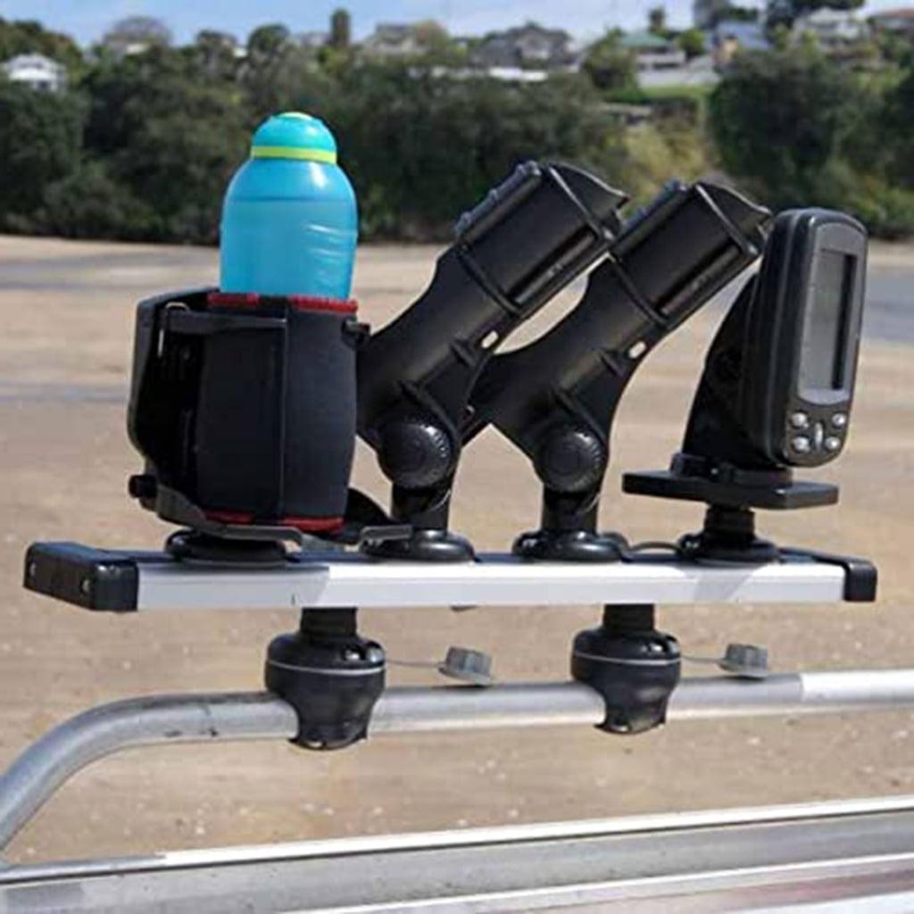 Canoes Kayak Mount Base Fishing Rod Holder Mount Base Kayak Mounting Track Rack Canoes Kayak Accessories