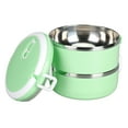 thumbnail image 2 of LHCER Boîte à Lunch Thermique Empilable pour Aliments Chauds, Boîte Isolée en Acier Inoxydable 304, Boîte à Lunch Ronde, Contenants Alimentaires Scellés, Boîte à Lunch Thermique Empilable, Boîte à Lunch Thermique, 2 of 8