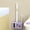Purple, variant on Zenithome Firm Water Resistant Odorless White Purple Green Toilet Brush For Toilet Bathroom Kitchen 4.92X13.58 In