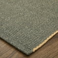 thumbnail image 2 of Feizy Theo Modern Solid, Green/Tan, 4' x 6' Accent Rug Reversible Stain Resistant Fade Resistant Casual Design Carpet for Living Dining Bed Room, 2 of 8