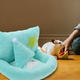 thumbnail image 2 of Shisuyan Hamster Pet Toy Plush Green Playing Indoor Use 1Set, 2 of 9