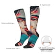 thumbnail image 4 of Xecao Vibrant Street Art Portrait Print Compression Socks for Both Men And Women for Running, Travel, Flight, Nurse, 4 of 6