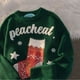 thumbnail image 3 of Suéter navideño vintage americano de gran tamaño para mujer, jersey de invierno de nueva moda, jersey holgado de punto de manga larga, ropa gótica Y2k, 3 of 4