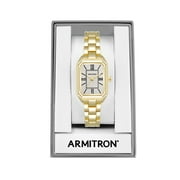 Armitron Womens Gold Tone Analog Dress Wristwatch