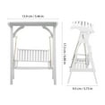 thumbnail image 2 of IFANLANDOR 1Set Miniature Swing In Wooden Material For Diy Craft And Mini House Garden, 2 of 8