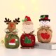 thumbnail image 2 of 6 bolsas de regalo con cordón de Navidad, bolsas de regalo de manzana con diseño 3D, bolsa de dulces de Navidad para niños con cordones, bolsas de arpillera tejidas con franela ER, 2 of 5