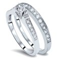 thumbnail image 1 of Diamond Engagement Mount Matching 14K Wedding Ring Set, 1 of 3