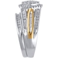 thumbnail image 4 of 1/2 Carat T.W. Diamond Sterling Silver Bridal Set, 4 of 6