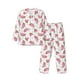 thumbnail image 1 of Balery Watermelon Pijama para Hombre de Dos Piezas con Manga Larga, Conjunto de Dormir y Descanso Suave con Bolsillos-Large, 1 of 7