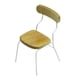 thumbnail image 1 of Muebles de madera en miniatura a escala 1:12, accesorios para decoración de sala de estar, microescenarios para el hogar, silla blanca, 1 of 9