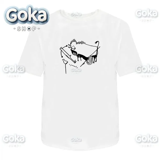 Lascaux-camisetas gráficas con pintura de cueva para hombre camisetas nuevas Camiseta estampada de algodón para mujer ropa Y2K camiseta divertida y bonita