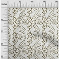 thumbnail image 2 of oneOone Cotton Silk Olive Green Fabric Block Craft Projects Decor Fabric Printed By The Yard 42 Inch Wide-R3, 2 of 5