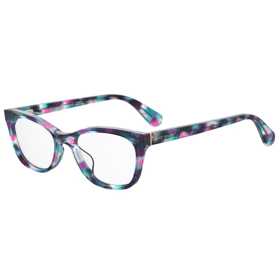 Kate Spade Womens Posi Rx'ble Eyeglasses with Case, Green Pink Havana