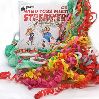 NUOLUX Hand Party Streamers Streamer Confetti Throwpaper Crackers  Graduation Spider Toss Streamers 