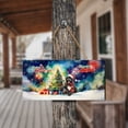thumbnail image 4 of Merry Christmas and Happy New Year Santa Newfoundland Holiday Xmas Winter Landscape Wood Sign Newfie Dog Lover Gifts Hanging Wall Home Decor - 00024, 4 of 5