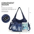 thumbnail image 2 of Angelkiss Women's satchel handbag Flexible multiple pockets with adjustable shoulder straps, 2 of 5