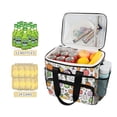 thumbnail image 2 of FORMRS Insulated Cooler Bag 24 Cans Capacity Soft Leakproof Lunch Box with Side Pockets, Cute Vegetables, 2 of 7