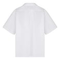 thumbnail image 6 of Toptie Short-Sleeve Work Shirt Straight Collar Utility Uniform Stain and Wrinkle Resistant-White-XXL, 6 of 10