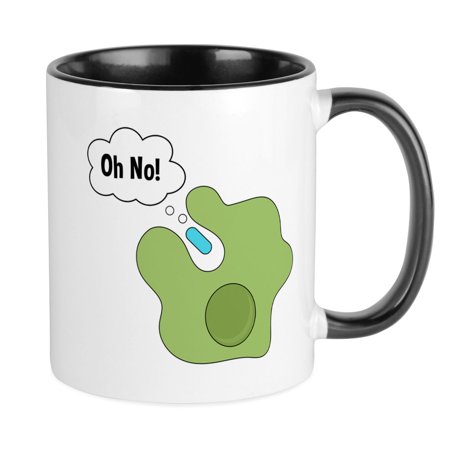 

CafePress - Bacteria Oh No! - Ceramic Coffee Tea Novelty Mug Cup 11 oz