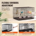 thumbnail image 3 of Jaula Flight Bird VEVOR apilable de 30 pulgadas para loros, 3 of 9