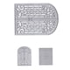 thumbnail image 4 of Plantilla de forma de Dorr con marco rectangular de metal, troqueles de corte en relieve, troqueles para manualidades de tarjetas de álbum de recortes en 3D Yuarrent JJ17393-01, 4 of 6