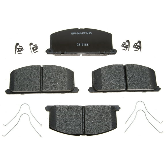 R-Line Semi-Metallic Brake Pads Fits select: 1984-1992 TOYOTA COROLLA, 1991-1995 TOYOTA MR2